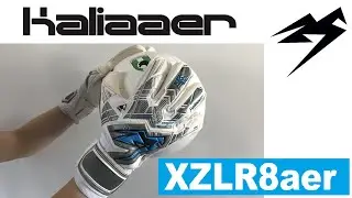 Goalie Gloves Review - Kaliaaer XZLR8aer Hybrid Cut in White / Blue | KA Goalkeeping Gloves