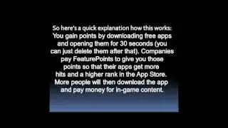 FeaturePoints - How to get paid iOS apps for free without jailbreak or cydia
