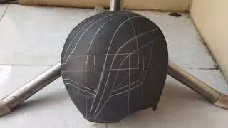 how to make deka red helmet part 1