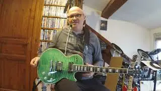 Test Gibson Les Paul Modern Figured Seafoam Green par Jcboy