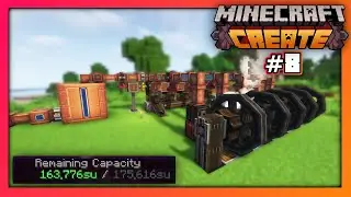 ENERGIEPROBLEM GEL&Ouml;ST: 175.000 STRESSUNITS mit Dampfmaschinen! 🔸 Minecraft Create #08