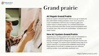 AC Repair & New AC Systems in Grand Prairie, Euless, Mansfield & Arlington TX