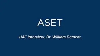 Dr. William Dement Interview