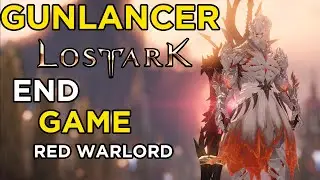 Lost Ark Gunlancer Endgame Gameplay Demo | Warrior | Red Warlord | Lonely Knight Build