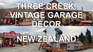 Three Creeks, Vintage Garage Decor | Redcliffs | 4K | Burkes Pass | South Island | New Zealand