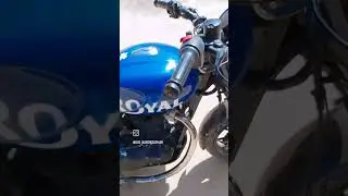 new hunter 350 #royal Enfield #bullet#c bend pipe#short bottle #viral #khan bullet works#s