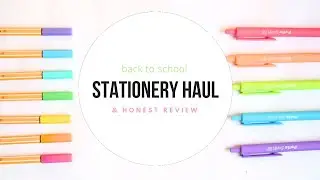 Stationery haul & honest reviews - 2018 | colorfullllstudy