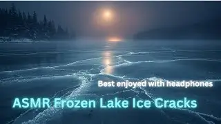 ASMR Frozen Lake Ice Cracks ❄️ Natural Winter Sounds for Deep Sleep & Relaxation #asmr #sleepaid