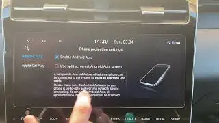 Enable full screen Apple CarPlay Android Auto on 2021 2022 Hyundai Tucson