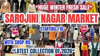 Sarojini Nagar Market Delhi |sarojini nagar winter collection 2025| sarojini nagar latest collection
