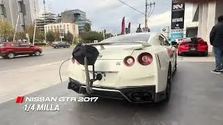 NISSAN GTR PISTA 1/4 MILLA 2017