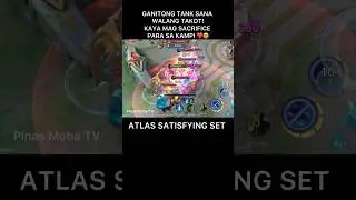 Godly Atlas 1000% Satisfying Set!😱 #mobilelegends #mlbb #atlasgameplay #pinasmobatv #atlasmlbb