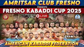 LIVE: Fresno Kabaddi Cup 2025 | Amritsar Club Fresno Live | Biggest USA Kabaddi Cup 2025