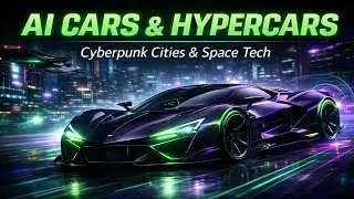 AI Cars & Hypercars: Cyberpunk Cities, Space Tech & Future Mobility