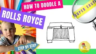 HOW TO DRAW A Rolls Royce Phantom , Easy To Follow Step By Step Drawing Tutorial For Kids!