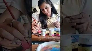 painting on election 🗳️🖌️👩🏻&zwj;🎨 #election #vote #voterawareness 🤗😎