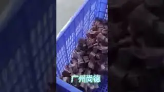 Frozen meat dicer machine