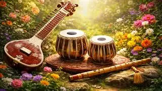 Indian Classical Instrumental | Peaceful Devotional Music | Bansuri, Sitar & Tabla