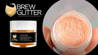 Edible Glitter for Drinks - Orange Cocktail Glitter | FDA Approved | Brew Glitter&reg; | Bakell&reg;