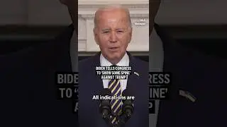 Biden tells Congress to &ldquo;show some spine&rdquo; against Trump