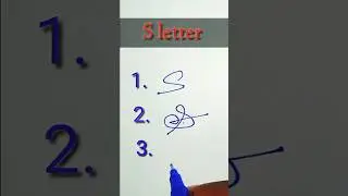S Letter Signature Style ❤️ #new #signature #viral #shorts #art #lettering #ytshorts #style
