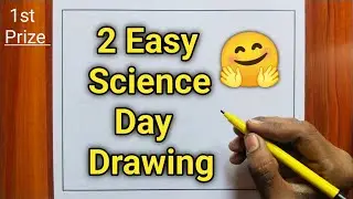 National Science Day Drawing Easy / Science Day Poster Drawing / How To Draw National Science Day