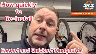 How Quick can you Re-Install front and rear SKS SpeedRocker Mudguards - Includes OCD & FAFF.