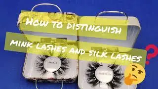How does the lashes vendor distinguish Mink lashes and silk lashes?