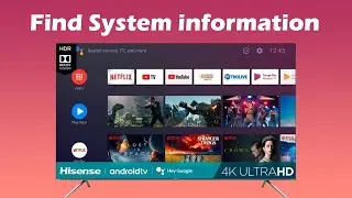 How to Find System information on Hisense Tv