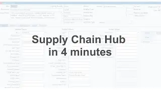 Supply Chain Hub 4분 만에