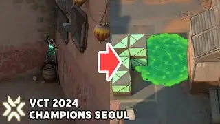 Snake Bite lineup on Bind used by LEV C0M in VCT 2024 Champions Seoul【 VALORANT 】