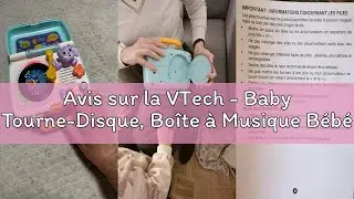 Avis sur la VTech - Baby Tourne-Disque, Bo&icirc;te &agrave; Musique B&eacute;b&eacute;, Tourne-Disque Vinyle Vintage Enfant Pa