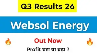 Websol Energy Q3 Results | Websol Energy Results | Websol Energy Latest News | Websol Share