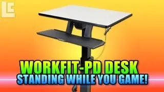 WorkFit-PD, Sit-Stand Desk Review (Game Standing Up)
