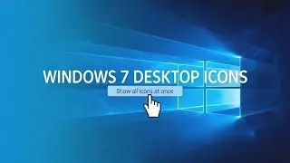 ⚡ Missing Desktop Icons? | Windows 7 ✔️