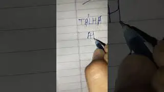 Talha name logo/ #shorts #ytshorts #nameart #namedesign #talhanamelogo