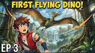 Taming Our FIRST Pteranodon! 🦅 | ARK Survival Evolved Ep 3