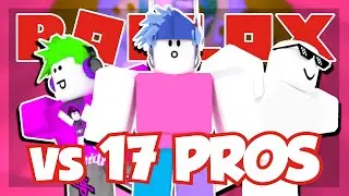 TEAM PINK vs 17 PROS in TOWER OF HELL! | Ft. Poidpd, Zepyxl + more!