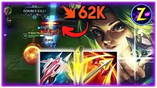 WILD RIFT ZERI IS SO BROKEN! (62K DAMAGE) ➤ CHALLENGER Commentary Gameplay
