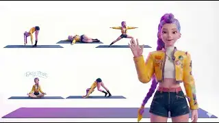 Yoga for Overthinking with Rumi | Yoga for Children | Yoga for Health | Kpop Demon Hunter Yoga