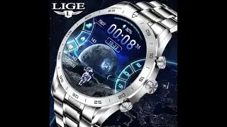 LIGE 2022 Luxury Smart Watch Men