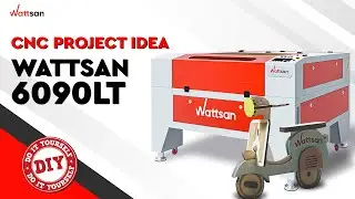 CNC PROJECT with WATTSAN 6090 LT | Co2 laser