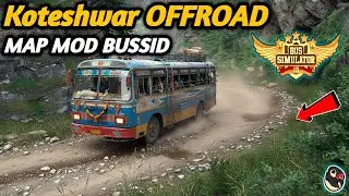СКАЧАТЬ! 🔥 Мод карты Koteshwar OFFROAD V2 для Bus Simulator Indonesia | Мод карты Bussid 4.3.3