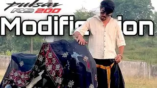 Only one in Indore pulsar Rs200 modification ⚡️🗿| part-3 @thevishfam