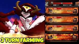 3 Turn Farming Event Boss Lamek 🦀 | Crab Raid vs 3 Teams | 7DS GrandCross