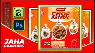 Food Flyer Design for Hotels Made Easy! Full Tutorial in Photoshop & Affinity &ndash; Jaha Graphics