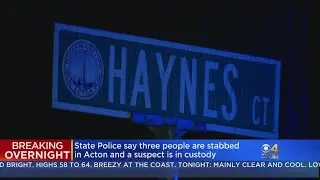 3 Stabbed At Acton Home, 1 Person In Custody