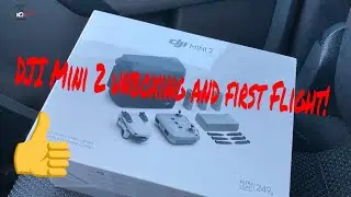 DJI Mini 2 unboxing and first flight