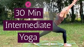 30 Min Intermediate Yoga Flow &ndash; Strength, Flexibility & Vinyasa Practice