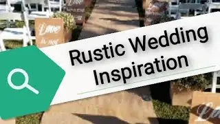 Rustic Wedding Ceremony Decoration